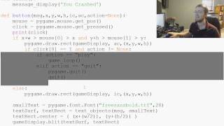 Game Development in Python 3 With PyGame - 15 - Button Events