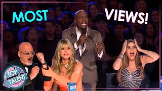 10 MOST VIEWED Auditions on AGT 2023!