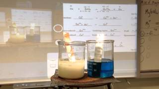 Tin copper ions spontaneous non-spontaneous redox demo