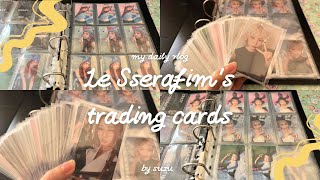 収納してないトレカ全部整理/Le Sserafim/르세라핌/Trading Card Organization/working video/作業動画