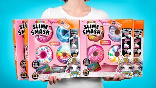 Unboxing Koleksi Lengkap Donat Poopsie Slime Smash! 🍩