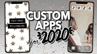 Custom iPhone App Layouts for 2020! (CHANGE APP ICONS)