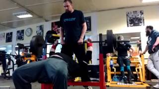 170kg Bench Press Raw Personal Best