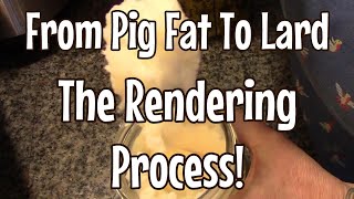 Rendering Lard From Pork Fat!