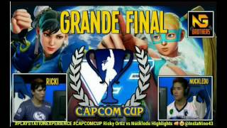 Capcom Cup Grand Finals Ricky Ortiz vs Nuckledu Streetfighter V PlayStation Experience(1)