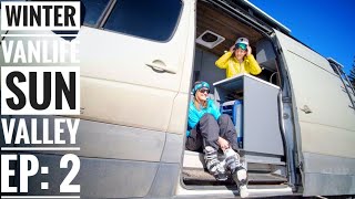 Ep 2: Winter Vanlife is More Than Skiing Powder - Sun Valley| Adventure in a Backpack