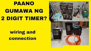 paano mag assemble ng 2digit timer at pagkakabit ng relay.,full tutorial.