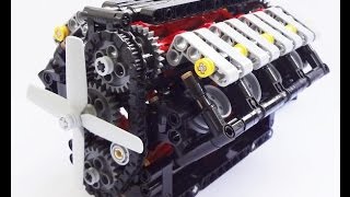 2013 Crowkillers Custom 1:6 scale Lego Technic V8 Engine