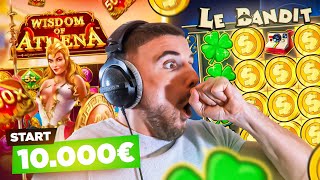 J'AI SPIN LE BANDIT À 1000€ DANS CETTE SESSION... 😲 (10.000€)