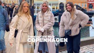 COPENHAGEN Downtown 4k Walking Tour (DK) [4K Ultra HD/ 30fps] Winter Walk 2025 Denmark