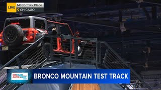 Ford Bronco tackles test track at Chicago Auto Show