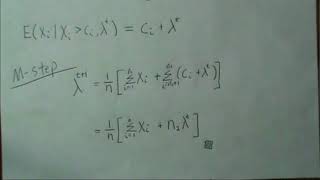 Part 2f - EM Algorithm - Life Testing