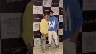 Armaan Malik and Aashna Shroff Spotted at Lakme Fashion Week 2023 💙  @armaanmalik @aashnashroff