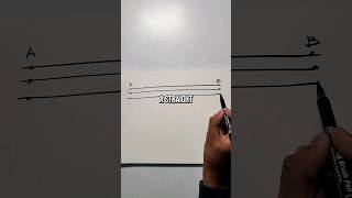 Draw PERFECT STRAIGHT LINES in Freehand #architecture 🖋