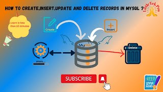 MySQL create table/insert/update /delete data/drop table.