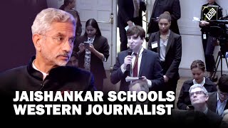 "Distorted facts, ideological agenda..." Jaishankar schools journalist over India's democracy index