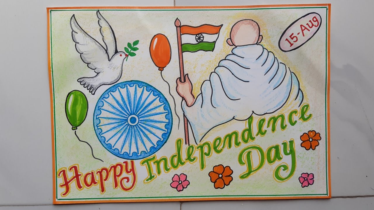 easy to draw independence day