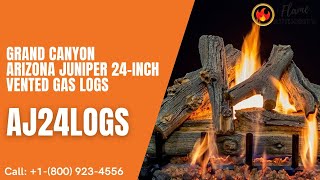 Grand Canyon Arizona Juniper 24-inch Vented Gas Logs AJ24LOGS