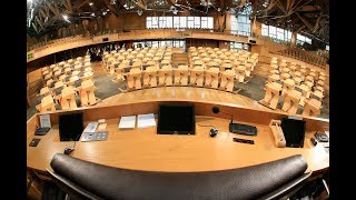 Immersive Tour: The Debating Chamber at the Scottish Parliament (BSL)