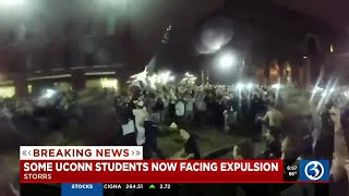 Some UConn students facing expulsion for damage during title game celebrations