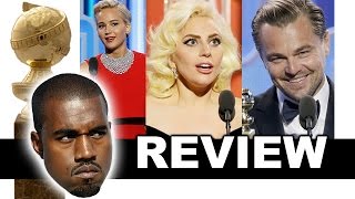 Golden Globes 2016 Review \u0026 Reaction - Lady Gaga, Jennifer Lawrence, Leonardo DiCaprio - Winners