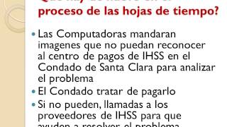 Timesheet Training Spanish