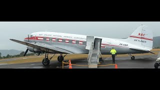 Scenic Flight on an 80 Year Old DC 3 (New Zealand's Last DC 3 Flight)