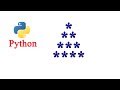 Python Pattern Program - Printing Stars in Pyramid Shape Using while loop
