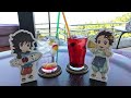 【たこさんウインナー再び】ufotable cafe 鬼滅の刃 海の家イベント 2024 鬼滅カフェ【焼きそばよりドリンク】