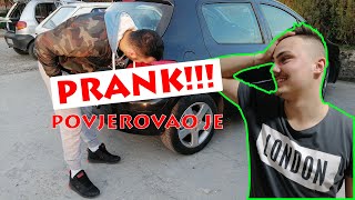 SLUPAO SAM DRUGU AUTO !!! *prank*