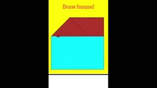 Draw house using python program #smile #smiley #drawing #draw #python #house