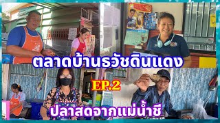 #ตลาดสดบ้านธวัชดินแดง ต.ธงธานี อ.ธวัชบุรี จ.ร้อยเอ็ด เป็นตลาดปลา และผลิตภัณฑ์จากปลาแม่น้ำชีและอื่นๆ