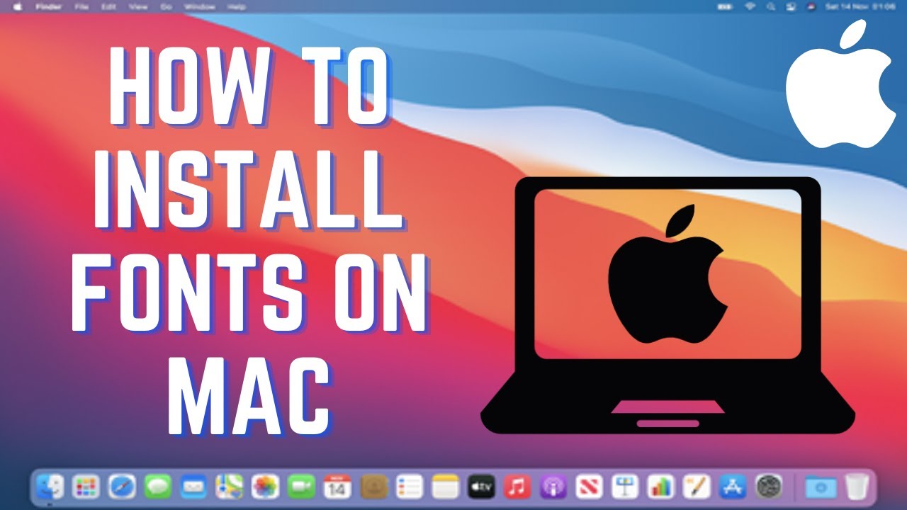 How To Install Fonts On Mac - YouTube