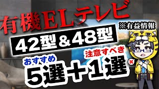 有機ELテレビ｜今買い時42型•48型おすすめ５選と注意１選｜液晶テレビの価格差がポイント