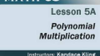 Math 65 - Lesson 5a
