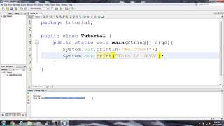 Beginning Java Tutorial: 4 println() and print()
