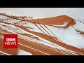 Snow falls in the Sahara desert - BBC News