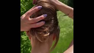 ساده ترین مدل مو دخترانه زیبا #hair #hairstyle #easyhairstyles