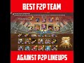 Best F2P team against P2P lineups Colosseum shorts