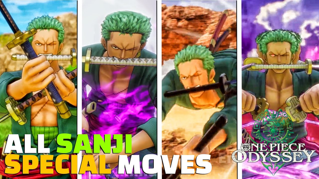 Roronoa Zoro All Super Ultimate Attacks One Piece Odyssey 4k60fps