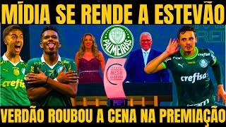 ESTEVÃO RECEBE 3 PREMIMIOS / MELHORES MOMENTOS DO TROFEU MESA REDONDA / NOTICIAS DO PALMEIRAS HOJE