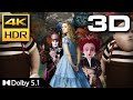 4K 3D HDR | Trailer - Alice in Wonderland | Dolby 5.1
