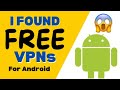 Best FREE VPNs for Android (2024)🤖🔥