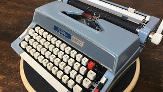 TypewriterMinutes-Typewriter Review: 1971 Wards Signature 510D (Brother JP3)