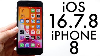 iOS 16.7.8 On iPhone 8! (Review)