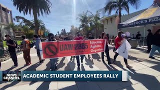 UCSB Academic Workers Rally