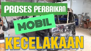 Perbaikan mobil kecelakaan PARAH