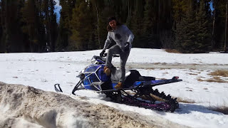 Snowmobiling on Anything But Snow