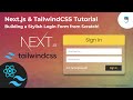Build React Login Form with TailwindCSS | Next.js 14 for Beginners | Part 1 | Geekboots