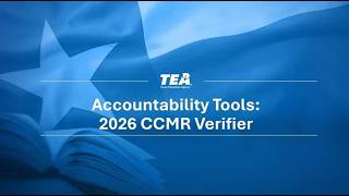 Accountability Tools: Using the College, Career, and Military Readiness (CCMR) Verifier